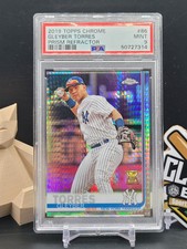 GLEYBER TORRES 2019 TOPPS CHROME PRISM REFRACTOR #86 PSA 9 (CBR)