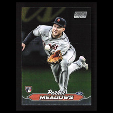 Parker Meadows Rookie #105 2024 Stadium Club Chrome Detroit Tigers Baseball Card