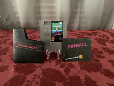 Pinball (Nintendo Entertainment System, 1985) w/ Manual & Dust Cover