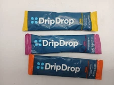 DripDrop Electrolyte Powder 50 Sticks | For Dehydration | Lemon, Orange, Berry