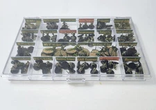 Lot Of 100+ Axis & Allies US Miniatures Infantry, Artillery, Vehicles
