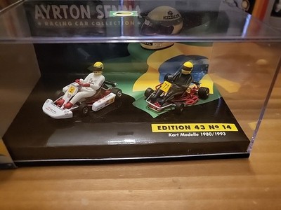 MINICHAMPS 1/43 AYRTON SENNA GO KART MODELLE MODELS 1980