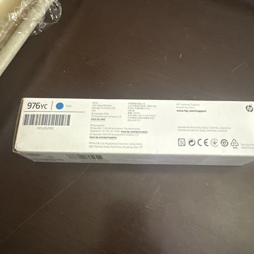 ORIGINAL HP 976YC EXTRA HIGH YIELD CYAN TINTE PAGEWIDE L0S29YC - Jun 2024 - NEU - Bild 2 von 4