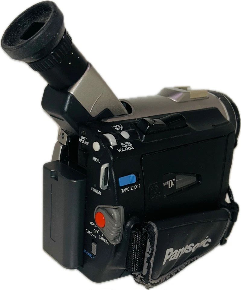 Videocámara digital Panasonic PV-DV200D Mini DV PalmSight con correa Foto 4 de 4