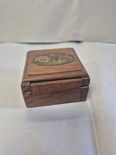 Vintage American Eagle Outfit Maritime Floating Compass In A Walnut Case #R242 - 第 9/11 張圖片