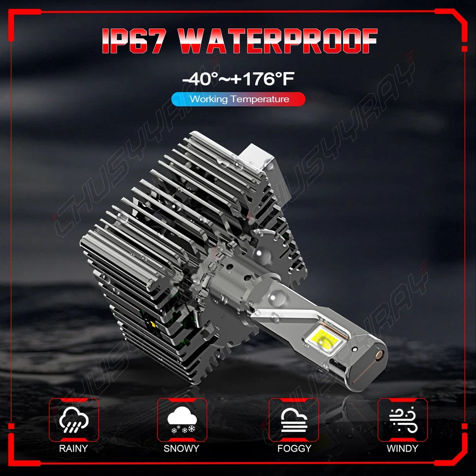 2 bombillas LED de xenón 6000K D1S para BMW 520i 525i 528i 530i 535i Foto 4 de 4