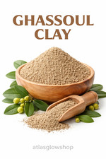 Moroccan Ghassoul (Rhassoul) Clay Powder Natural Face Hair Body Detox Mask 100gm