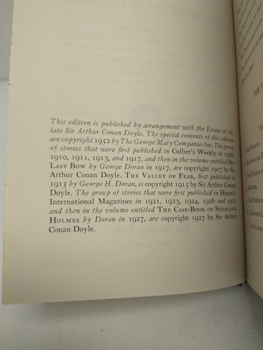 The Later & Final Adventures of Sherlock Holmes Hardcover Set Heritage Press - Foto 7 di 7