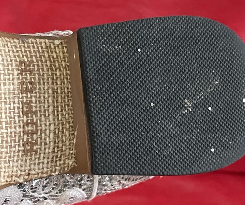 Roper Glitzer Spitze Cowboystiefel eckige Zehenpartie Hochzeit 7,5 - Bild 12 von 20