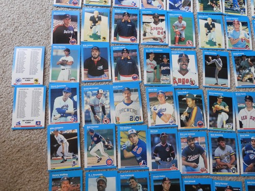 108 KARTEN LOT BASEBALL KARTEN 1987 FLEER KARTEN SAMMLUNG - Bild 4 von 8