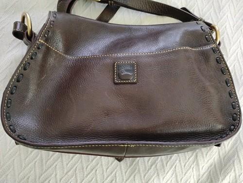 DOONEY & BOURKE Full Flap Saddle Bag Brown T Moro 8L995 BM (AS IS) - Imagen 2 de 15