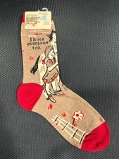 Blue Q Crew Socks Size 5-10 I Hate Everyone Too.