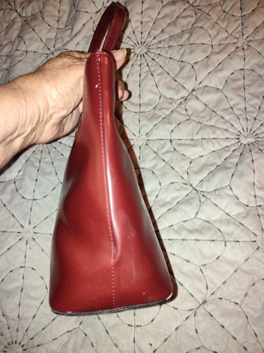 Kate Spade New York Vintage Maroon Patent Tote - Picture 5 of 7