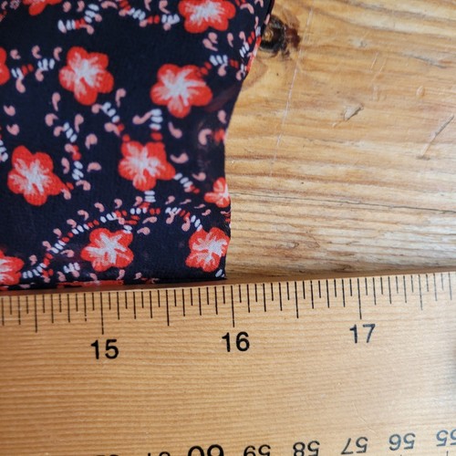 LK Bennett Silk High Low Midi Shauna Dress Blue Red Floral Cold Shoulders 14 Uk - Picture 8 of 20