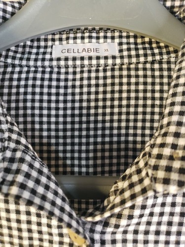 Cellabie schwarz-weiß karierte Button Down Bluse Gr. XL Preppy Modest - Bild 2 von 13