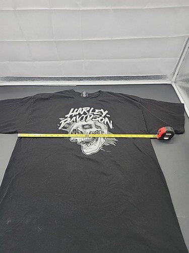 Harley-Davidson Men's Skull Blend Short Sleeve Crew-Neck T-Shirt - Black 2XL - Picture 6 of 11