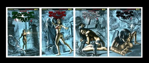 Zombie Tramp Origins AOD Collectables exclusive complete set of 4 issues 1/2/3/4