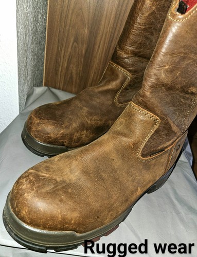 Wolverine Boarhide Leather Mens Steeltoes Boots - Bild 2 von 13