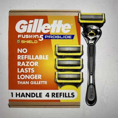 Gillette Fusion ProGlide Men's Razor with Handle and 4 Blade Refills