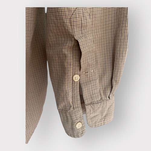 Camisa Ralph Lauren Adulto Hombre XL Negro Tostado Marrón Cuadros - Imagen 3 de 3