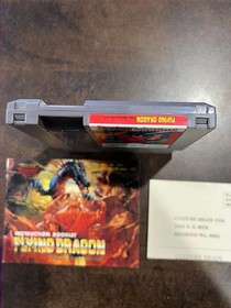 Flying Dragon the Secret Scroll Nintendo NES Complete CIB - MINTY! + Reg Card!!