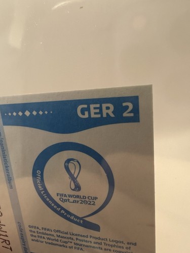 2022 Panini FIFA World Cup Qatar Stickers Gold Germany Team Logo #GER 2 - Picture 15 of 17