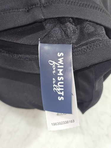 PLUS SIZE 40DD NEW Swimsuits For All Bikini Top Black Lace Style Accents - Picture 4 of 7