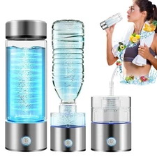 3 in 1 Hydrogen Water Bottle, Hydrogen Water Bottle Generator 4000 PPB with S...