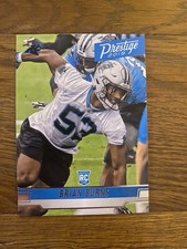 2019 Panini Prestige BRIAN BURNS Rc #213 Carolina Panthers Card
