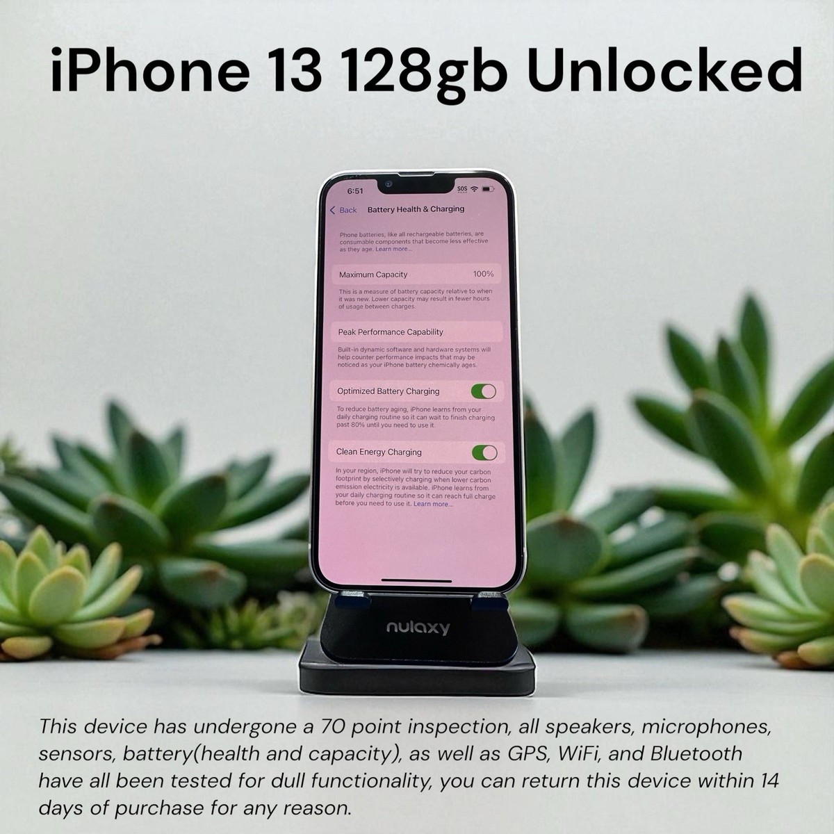 Apple iPhone 13 - 128 GB - Starlight (Unlocked) for sale