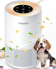 MOOKA H13 True HEPA Air Purifier for Large Rooms up to 1200ft² - Smoke, Odor,