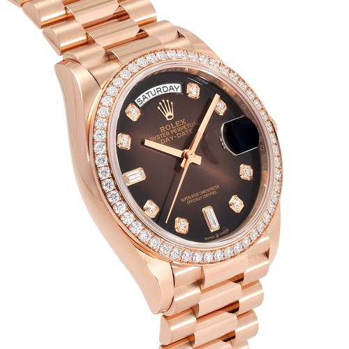 Rolex Day-Date 36 128345RBR Brown Ombre/10PD Dial  - Bild 2 von 6