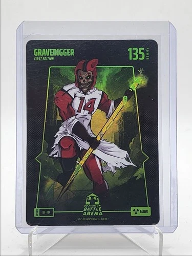 STEFON DIGGS GRAVEDIGGER 2025 BO JACKSON BATTLE ARENA GLOW 1ST ED FOIL A Q5918