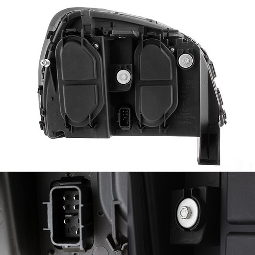 Fit 2000-2005 Cadillac Deville Black Crystal Headlights Lights Lamps L+R - Picture 2 of 5