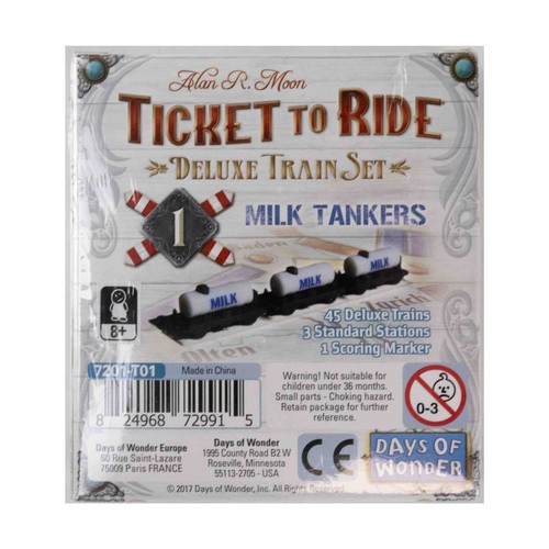 Days of Wonder Ticket To Ride  Ticket to Ride - Milk Tankers Deluxe Train S NM - Picture 2 of 2