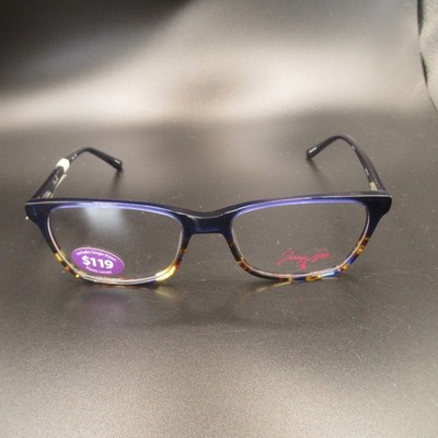 Jenny Lynn JL Honor Women's Eyeglass Frames Blue Tortoise Full Rim 54-17-135