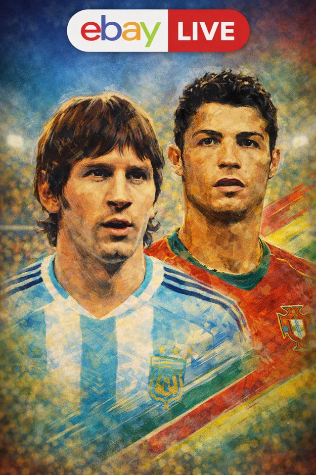LIVE - Stickers e cards Messi e Cristiano Ronaldo