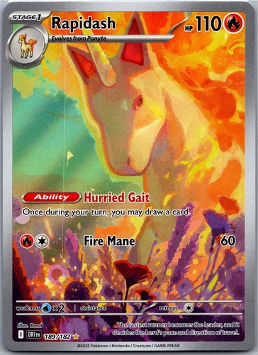 Rapidash - 189/182 - SV10: Destined Rivals Holo - Bild 1 von 2
