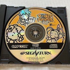 Pocket Fighter (Japan Import Game) Sega Saturn 1998 Capcom w/ Spine Card