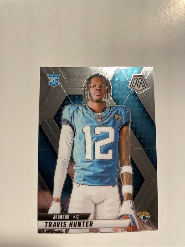 2025 Panini Mosaic Travis Hunter #279 Base Variation (RC) Jacksonville Jaguars