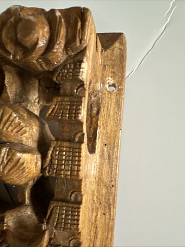 Chinesische handgeschnitzte Holzplatte Wanddekor 3D detailliert 26”x17”x2,5” - Bild 12 von 19