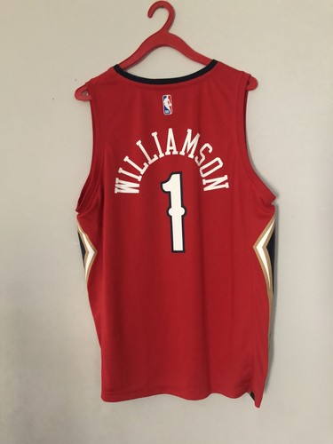 New Orleans Pelicans Jersey Men’s XL Red Zion Williamson Fanatics - Picture 7 of 9
