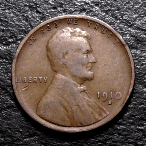 1910-S Lincoln Cent, VG+