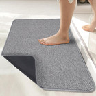 Bath Mat,Ultra Thin Bathroom Rugs,Rubber Bath Mats for Bathroom,No Slip Bath