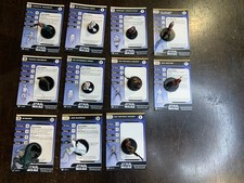 Star Wars Miniatures CHAMPIONS OF THE FORCE Light Side Lot x11 - WOTC w Cards