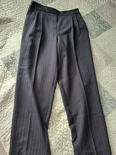Ladies George Pinstripe Dress Trousers Size 12