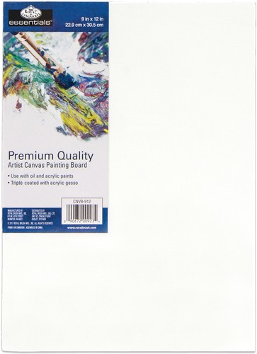essentials(TM) Premium Canvas Board - 9"X12", CNB912