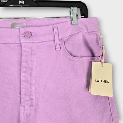 Mother The Roller Sneak Flare Jean Size 33 in Royal Orchid Size 33 Lavender NEW - Imagen 9 de 15