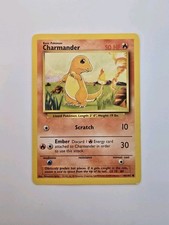 Charmander 46/102 Base Set Pok mon Tcg mp Condition Vintage