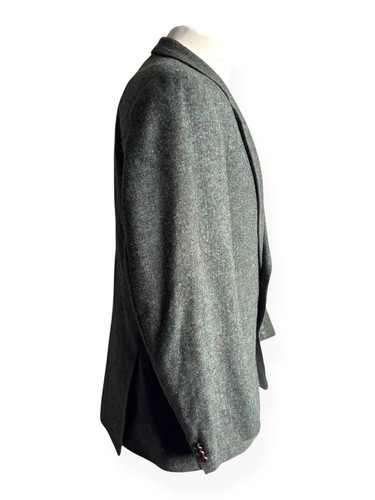 Vintage St Michael M&S Green Tweed Blazer UK 42M 100% Wool Jacket Made in UK - Picture 6 of 24